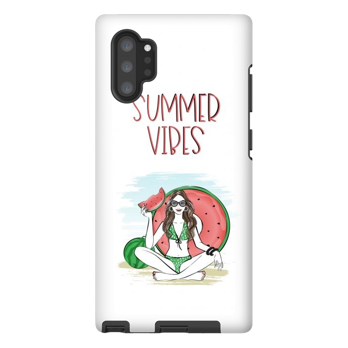 Galaxy Note 10 plus StrongFit Summer vibes girl by Martina