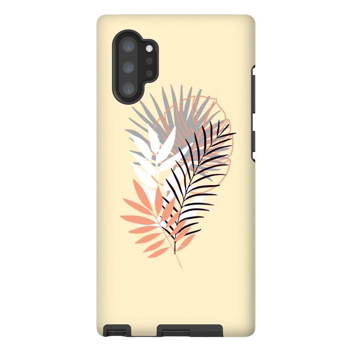 Galaxy Note 10 plus StrongFit Yellow leaves by Martina