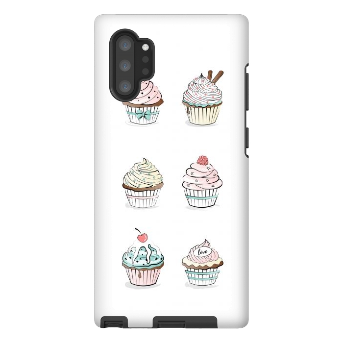 Galaxy Note 10 plus StrongFit Sweet Cupcakes by Martina