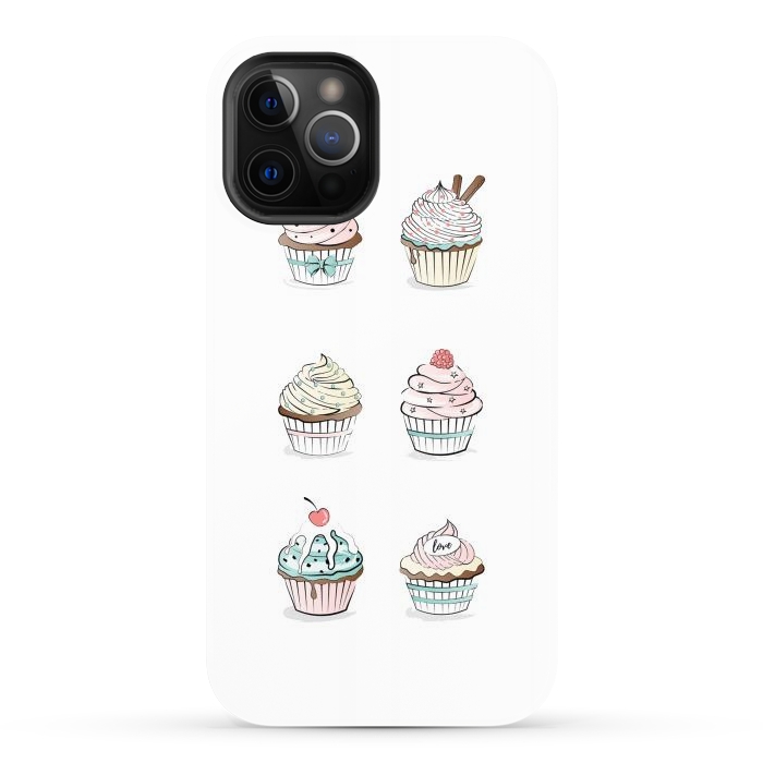 iPhone 12 Pro Max StrongFit Sweet Cupcakes by Martina