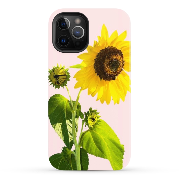 iPhone 12 Pro Max StrongFit Sun Flower v2 by Uma Prabhakar Gokhale