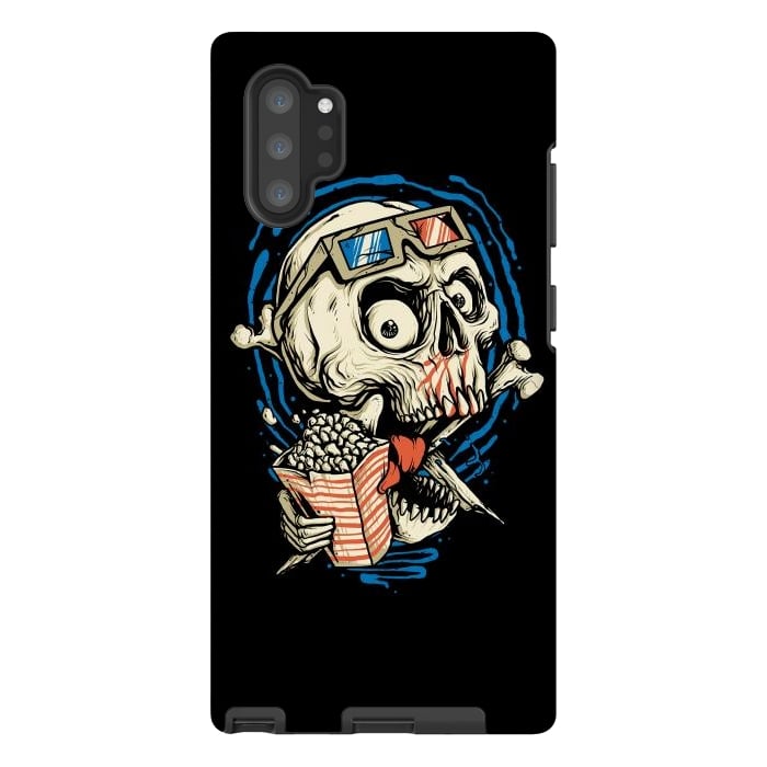 Galaxy Note 10 plus StrongFit Skull Snake by Afif Quilimo