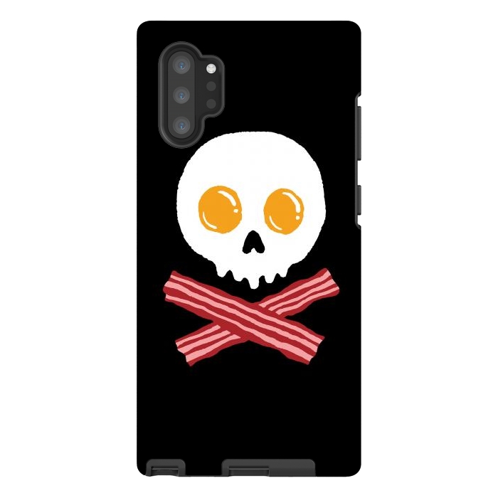 Galaxy Note 10 plus StrongFit Breakfast Skull by Afif Quilimo