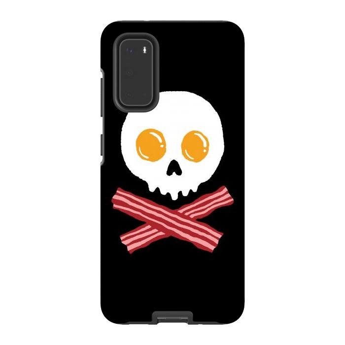 Galaxy S20 StrongFit Breakfast Skull by Afif Quilimo