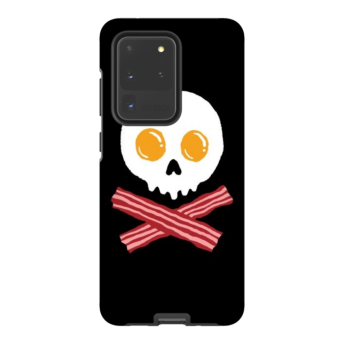Galaxy S20 Ultra StrongFit Breakfast Skull by Afif Quilimo
