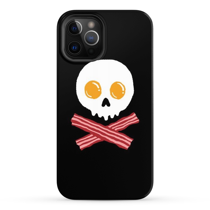iPhone 12 Pro Max StrongFit Breakfast Skull by Afif Quilimo