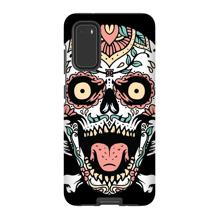 Galaxy S20 StrongFit Mexican Skull 1 by Afif Quilimo