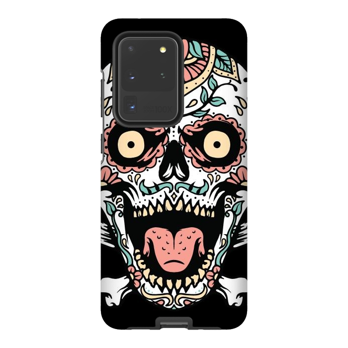 Galaxy S20 Ultra StrongFit Mexican Skull 1 by Afif Quilimo
