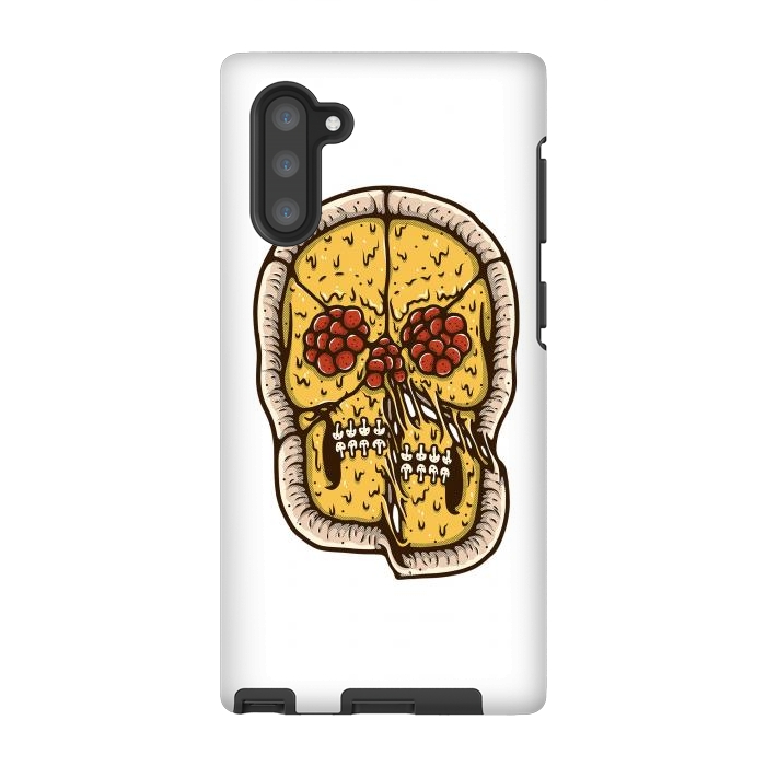 Galaxy Note 10 StrongFit pizza Skull by Afif Quilimo