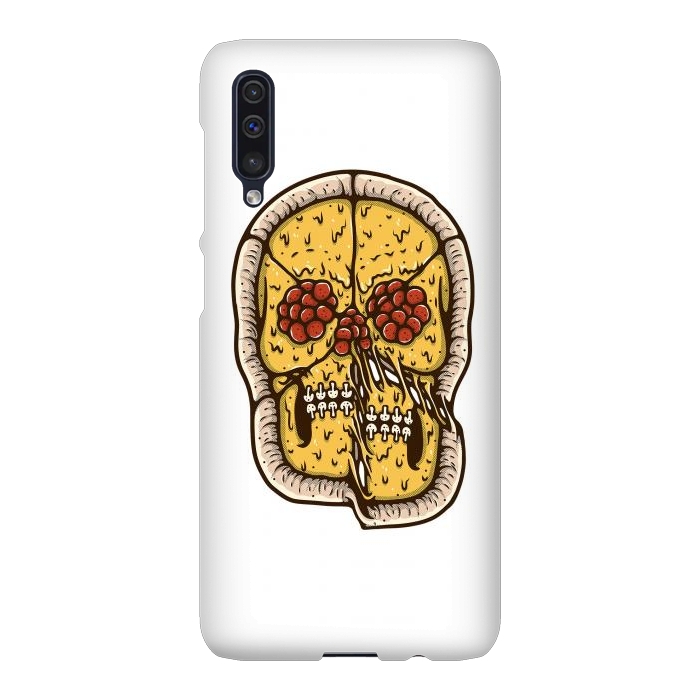 Galaxy A50 SlimFit pizza Skull by Afif Quilimo