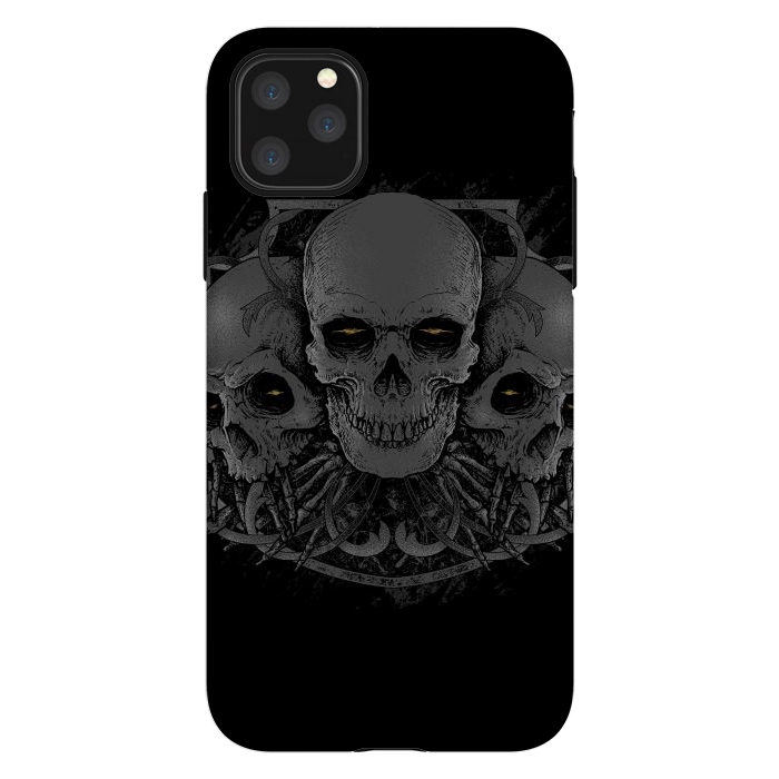 iPhone 11 Pro Max StrongFit 3 Skull by Afif Quilimo