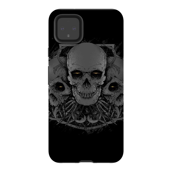 Pixel 4XL StrongFit 3 Skull by Afif Quilimo