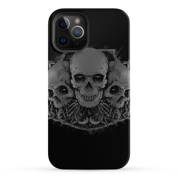 iPhone 12 Pro Max StrongFit 3 Skull by Afif Quilimo
