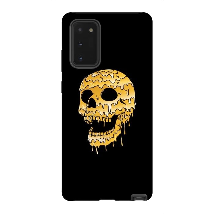 Galaxy Note 20 StrongFit Gold Skull by Coffee Man