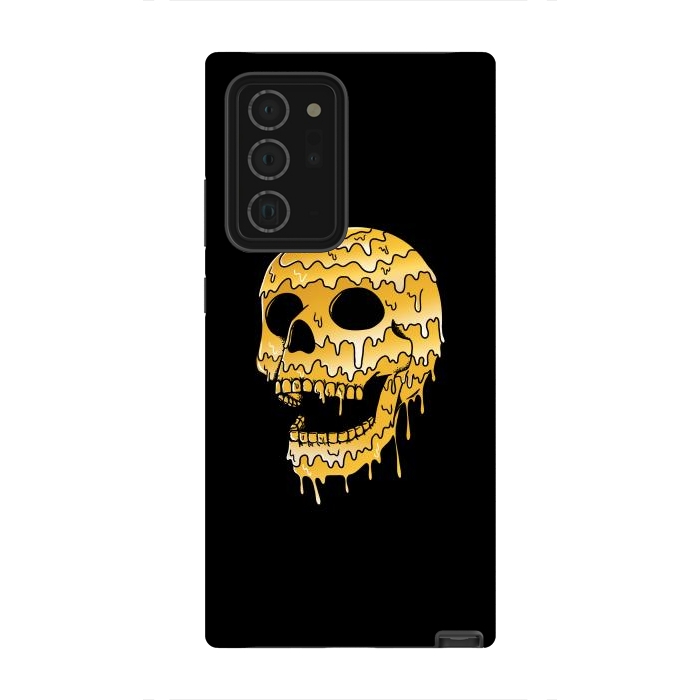 Galaxy Note 20 Ultra StrongFit Gold Skull by Coffee Man