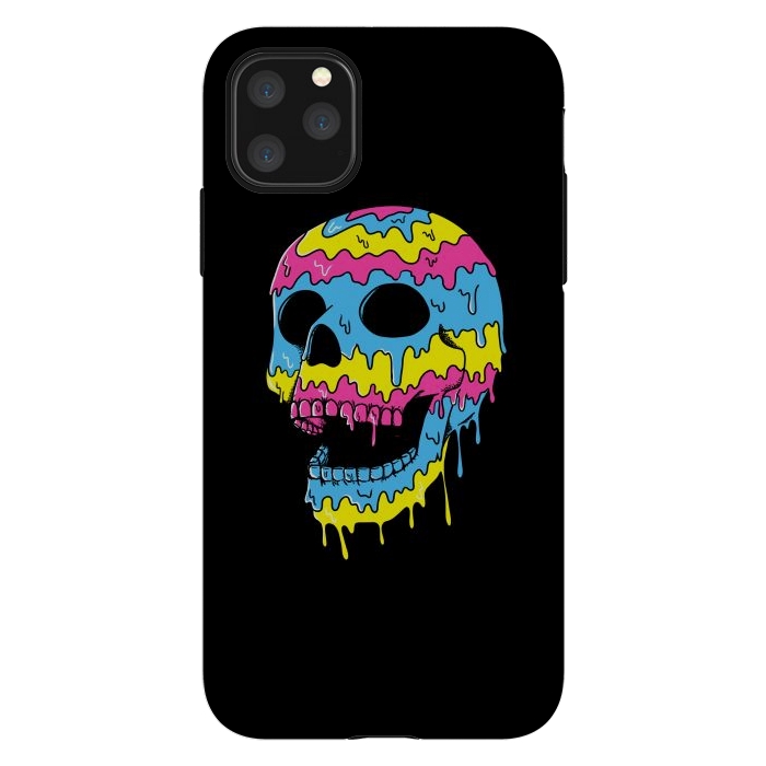 iPhone 11 Pro Max StrongFit Melted Skull by Coffee Man