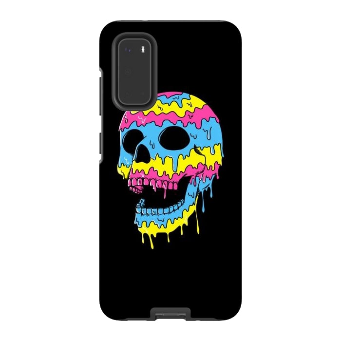 Galaxy S20 StrongFit Melted Skull by Coffee Man