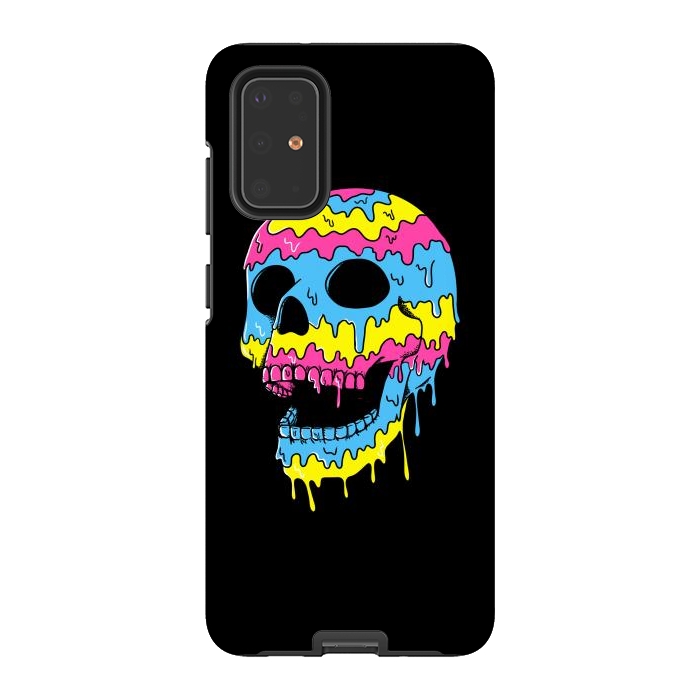 Galaxy S20 Plus StrongFit Melted Skull by Coffee Man