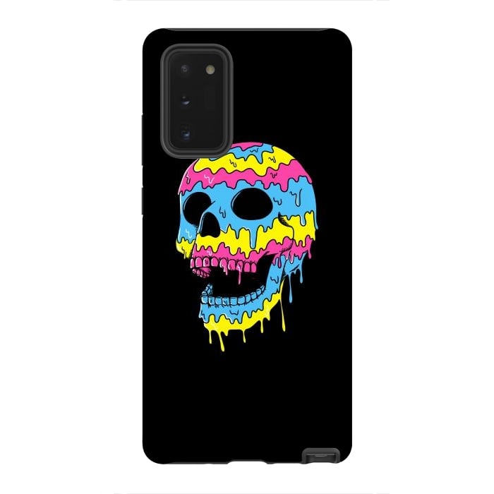 Galaxy Note 20 StrongFit Melted Skull by Coffee Man