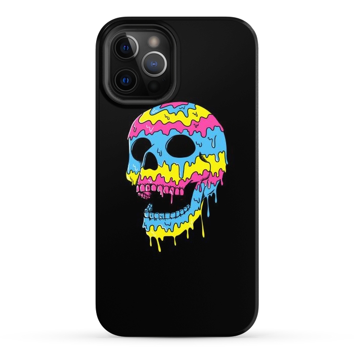 iPhone 12 Pro Max StrongFit Melted Skull by Coffee Man