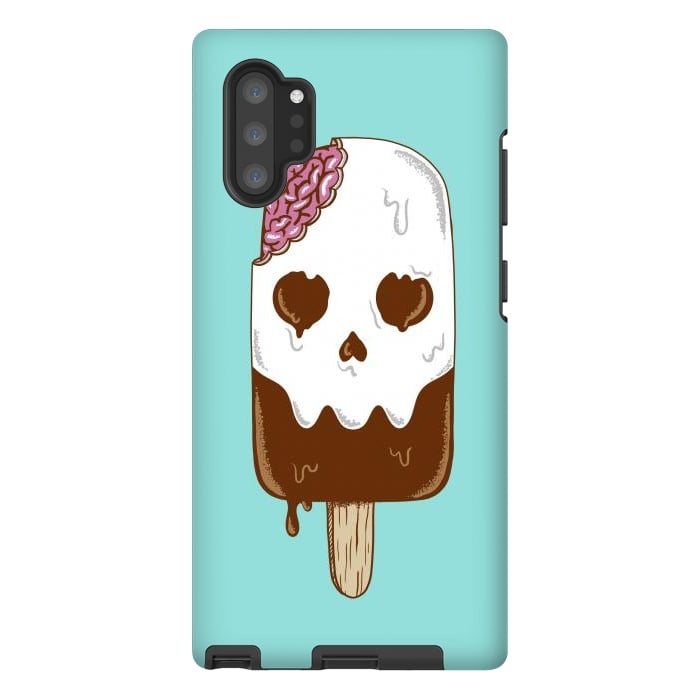 Galaxy Note 10 plus StrongFit Skull Ice Cream by Coffee Man