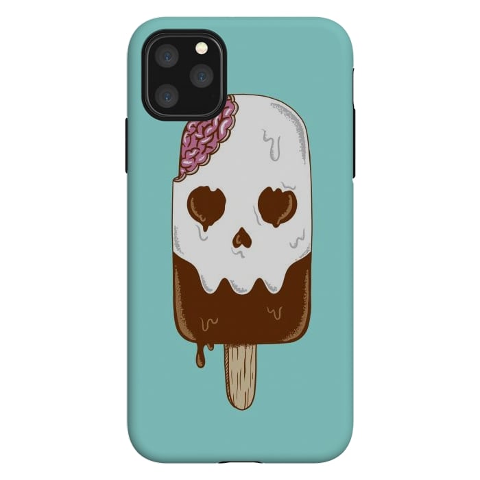 iPhone 11 Pro Max StrongFit Skull Ice Cream by Coffee Man