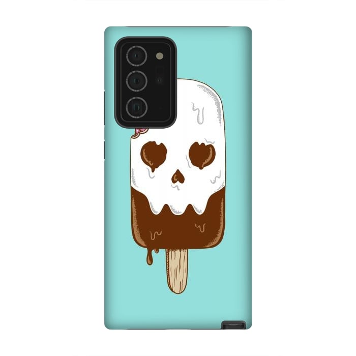 Galaxy Note 20 Ultra StrongFit Skull Ice Cream by Coffee Man