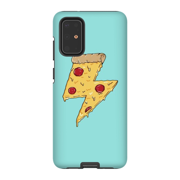 Galaxy S20 Plus StrongFit Pizza power green by Coffee Man