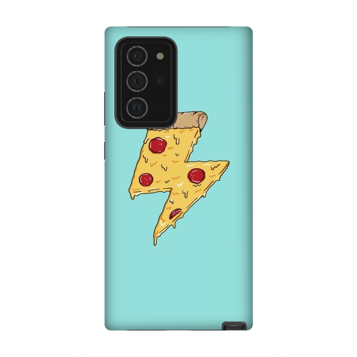 Galaxy Note 20 Ultra StrongFit Pizza power green by Coffee Man