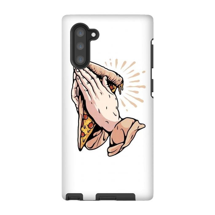 Galaxy Note 10 StrongFit Pray for Pizza by Afif Quilimo