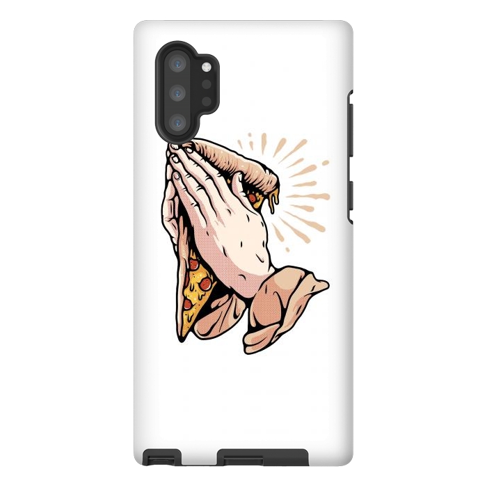 Galaxy Note 10 plus StrongFit Pray for Pizza by Afif Quilimo