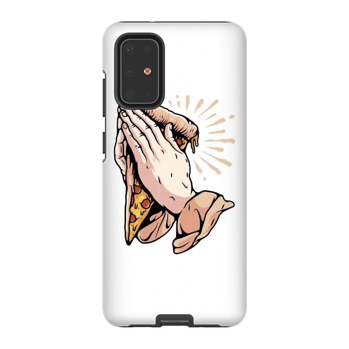 Galaxy S20 Plus StrongFit Pray for Pizza by Afif Quilimo