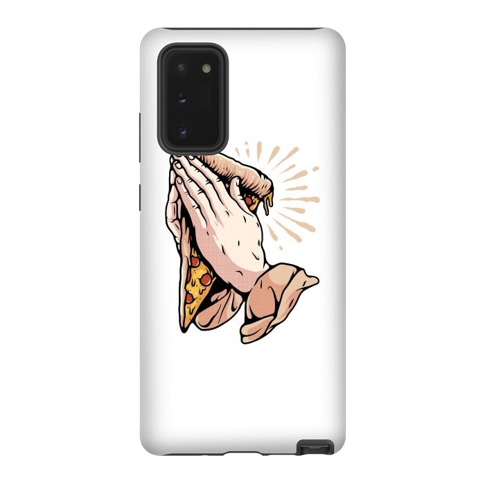 Galaxy Note 20 StrongFit Pray for Pizza by Afif Quilimo