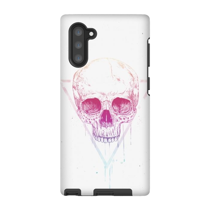 Galaxy Note 10 StrongFit Skull in triangle I by Balazs Solti