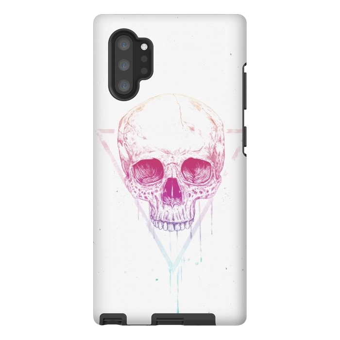 Galaxy Note 10 plus StrongFit Skull in triangle I by Balazs Solti
