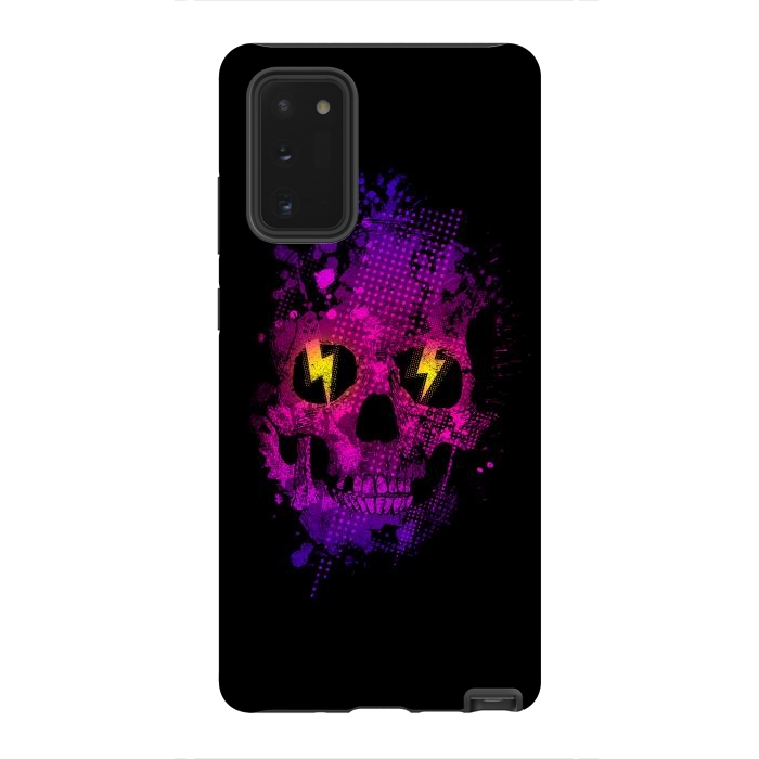 Galaxy Note 20 StrongFit Acid Skull by Mitxel Gonzalez