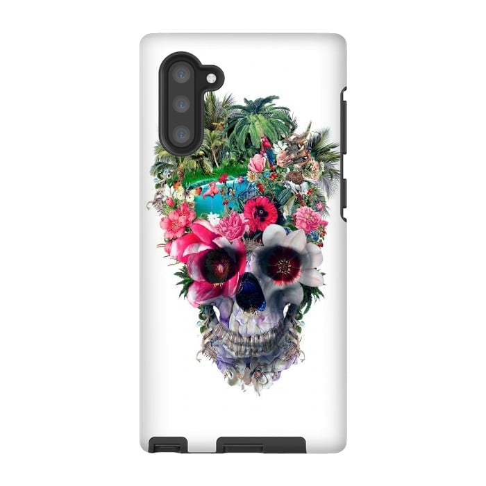 Galaxy Note 10 StrongFit Summer Skull III by Riza Peker