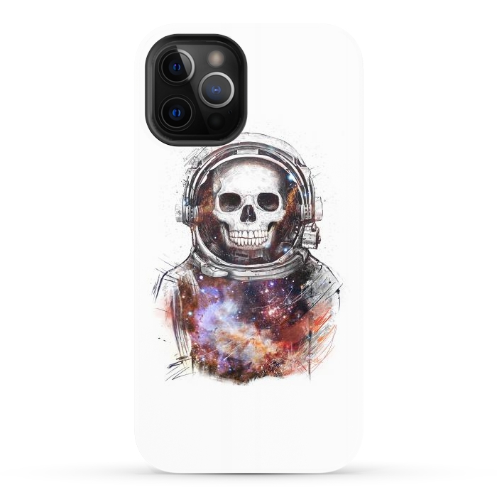iPhone 12 Pro Max StrongFit Cosmic skull by kodamorkovkart