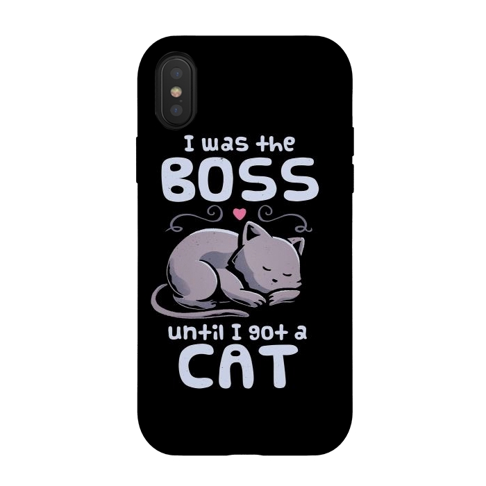 iPhone Xs / X StrongFit I Was the Boss by eduely