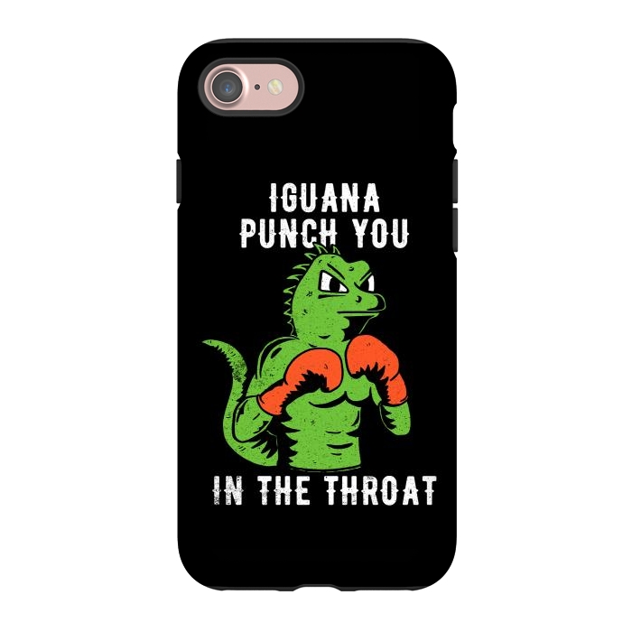 iPhone 7 StrongFit Iguana Punch You by eduely