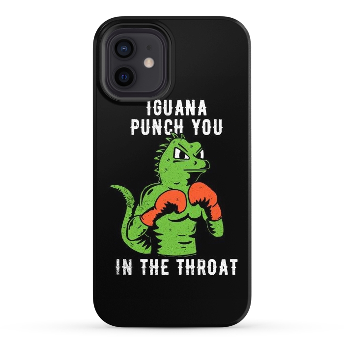 iPhone 12 StrongFit Iguana Punch You by eduely