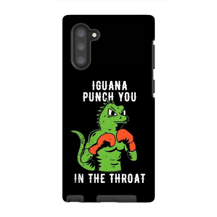Galaxy Note 10 StrongFit Iguana Punch You by eduely