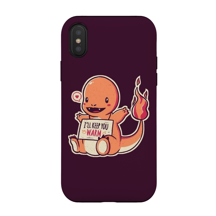 iPhone Xs / X StrongFit I'll Keep You Warm by eduely