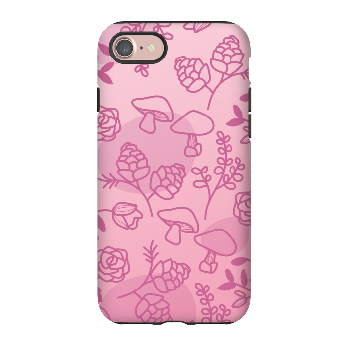 iPhone 7 StrongFit Flores Rosa by daivos