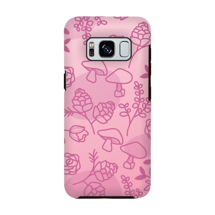 Galaxy S8 StrongFit Flores Rosa by daivos
