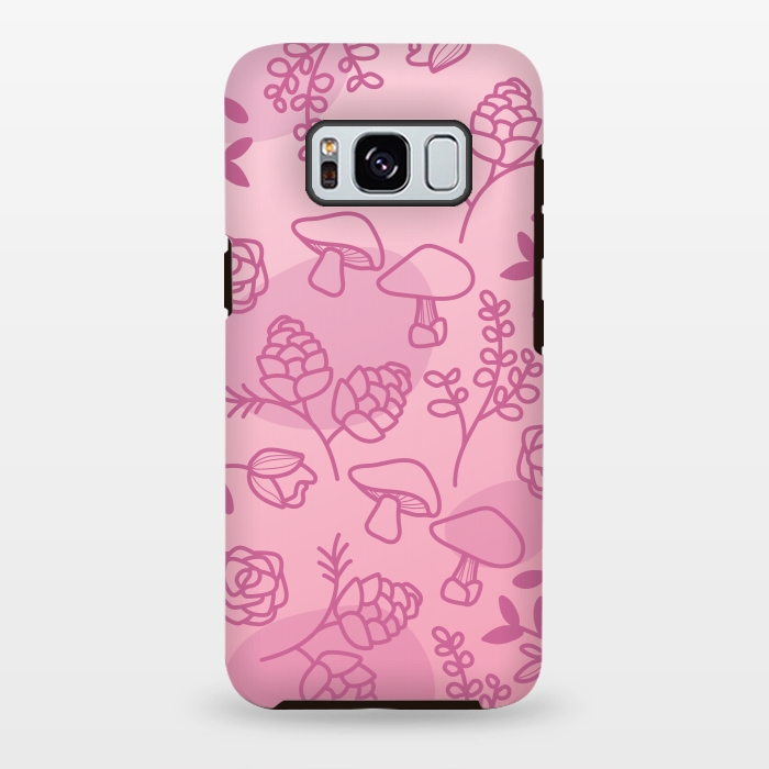 Galaxy S8 plus StrongFit Flores Rosa by daivos