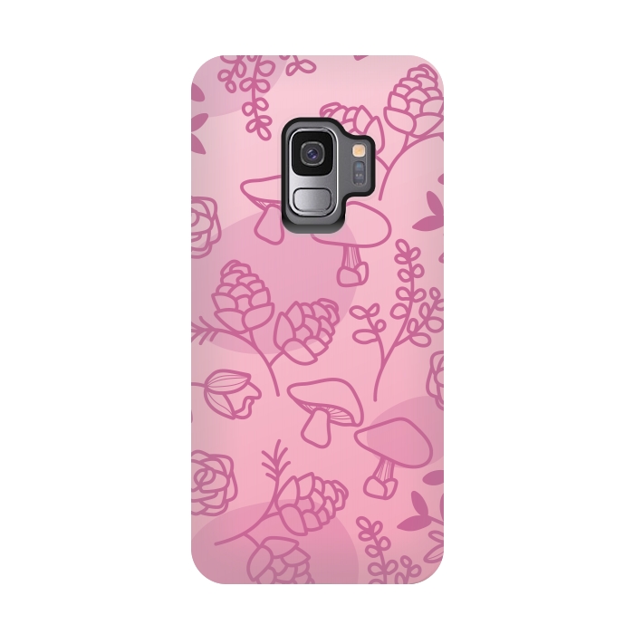 Galaxy S9 StrongFit Flores Rosa by daivos