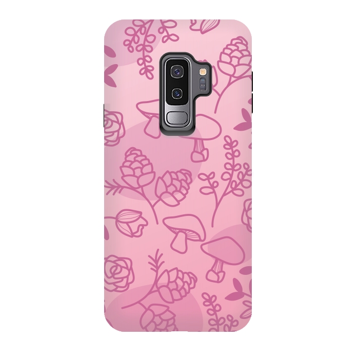 Galaxy S9 plus StrongFit Flores Rosa by daivos