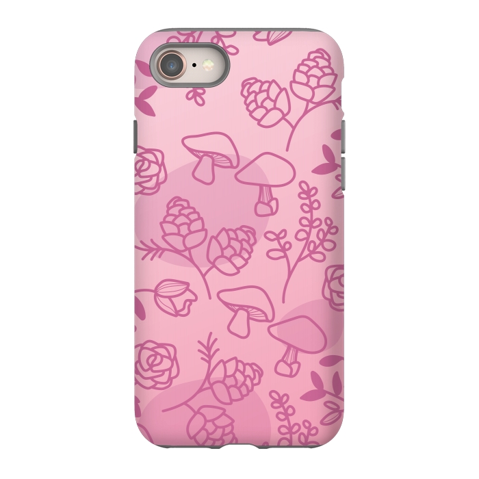 iPhone 8 StrongFit Flores Rosa by daivos