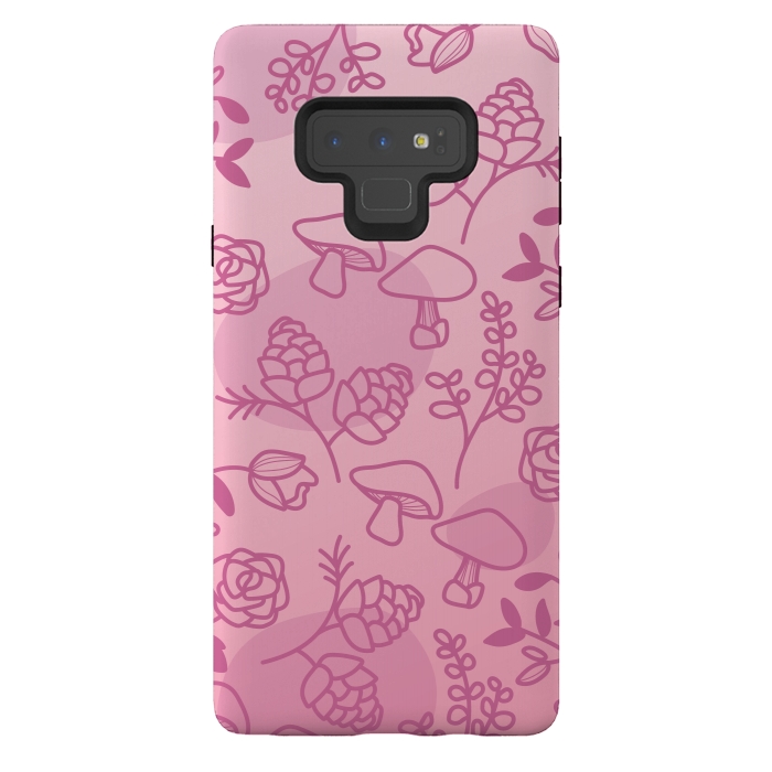 Galaxy Note 9 StrongFit Flores Rosa by daivos